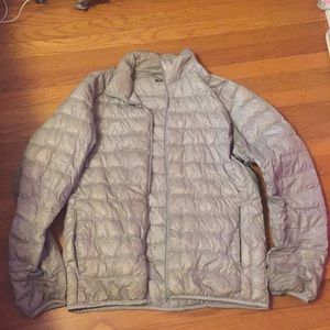 Silver puffy jacket